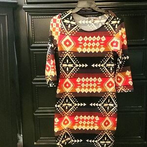 Super cute Southwestern print dress